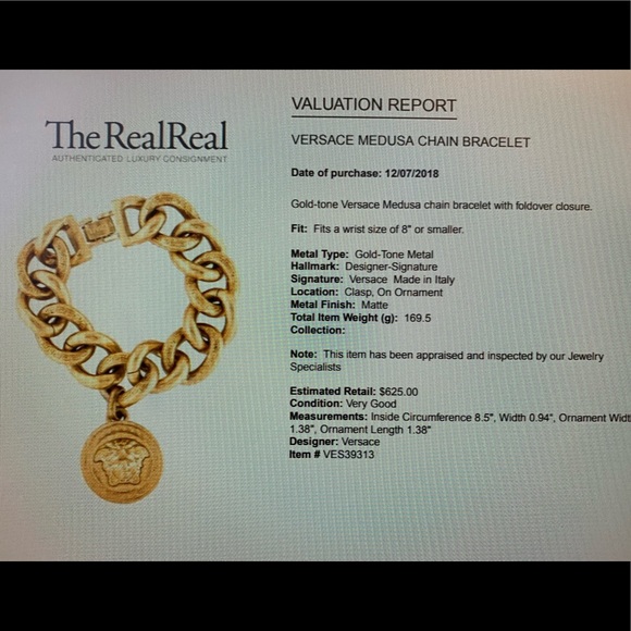 🔔 SOLD eBay 🔔 Auth VERSACE large Medusa necklace - Picture 3 of 7